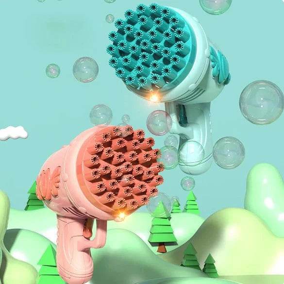 32 Holes Bubble Gun – Fun Bubble Toy for Kids - www.habarya.com
