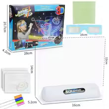 3D Magic Writing Board for Kids – Fun Learning & Drawing Toy - www.habarya.com
