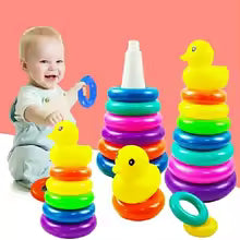 Rainbow Stacking Tower – Fun & Learning in One Toy!