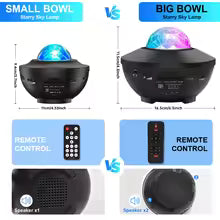 Bluetooth Starry Sky Projector – LED + Laser Ceiling Light with Music & Adjustable Brightness