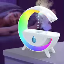 Anti-Gravity Cool Mist Humidifier – USB Air Diffuser with Light & White Noise