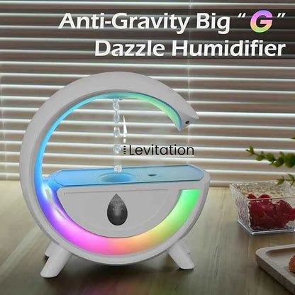 Anti-Gravity Cool Mist Humidifier – USB Air Diffuser with Light & White Noise