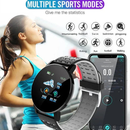 Fitness Watch with Bluetooth for Comprehensive Health Tracking
