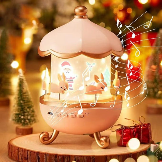 Bunny's Carousel – Cute Music Night Light