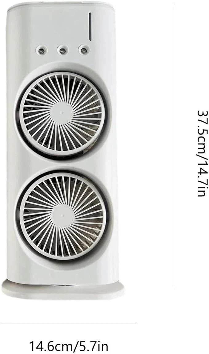 Double Mist Fan - Cool Your Space with Refreshing Dual Mist Technology - www.habarya.com
