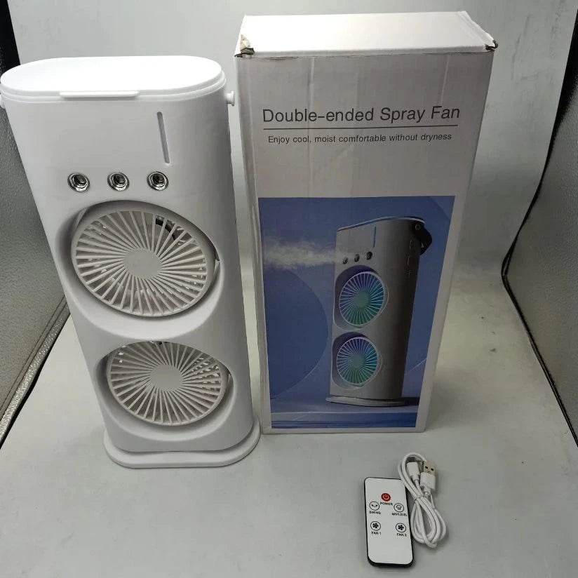 Double Mist Fan - Cool Your Space with Refreshing Dual Mist Technology - www.habarya.com