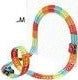 BO Kids Race Track Toy Set – Flexible Track with Light-Up Cars