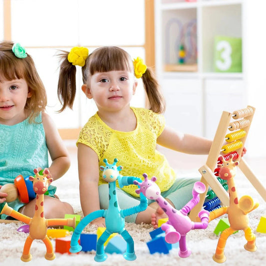 Giraffe Sensory Spring Toy – Stress Relief & Birthday Gift