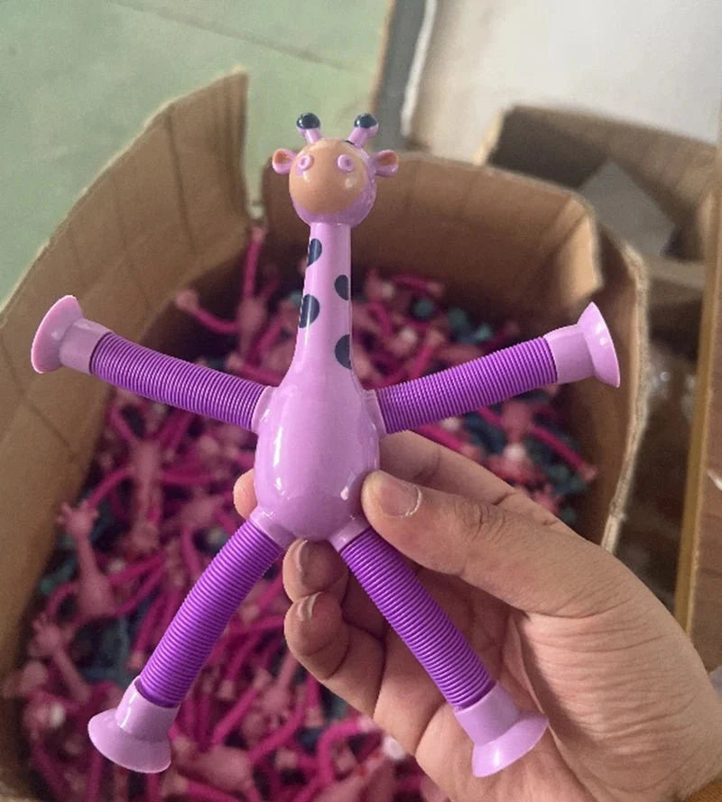 Giraffe Sensory Spring Toy – Stress Relief & Birthday Gift