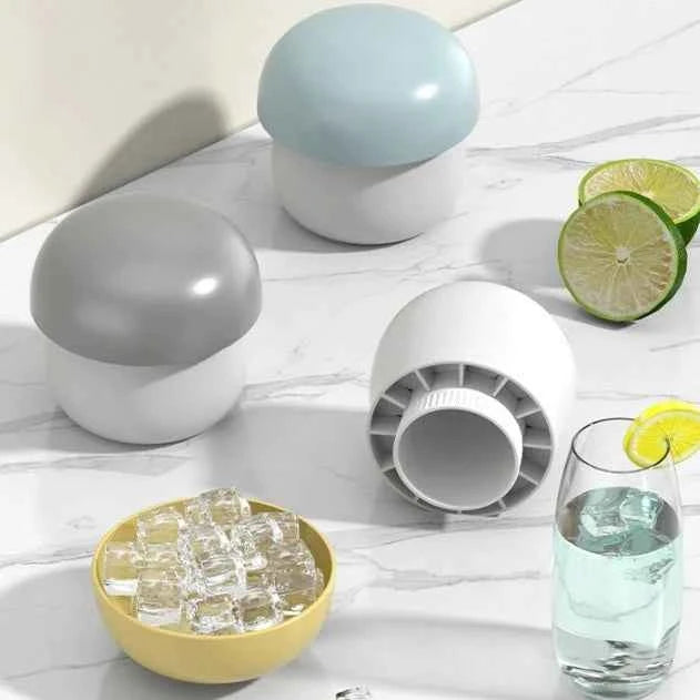 Silicone Ice Cube Tray – Easy Press Ice Mold (55 Cubes)