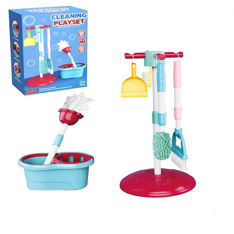 Kids Cleaning Toy Set – Mop, Broom & Dustpan for Toddlers