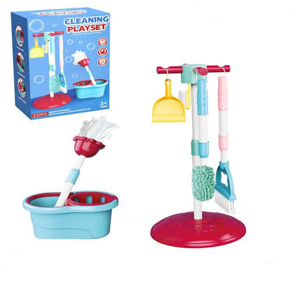 Kids Cleaning Toy Set – Mop, Broom & Dustpan for Toddlers