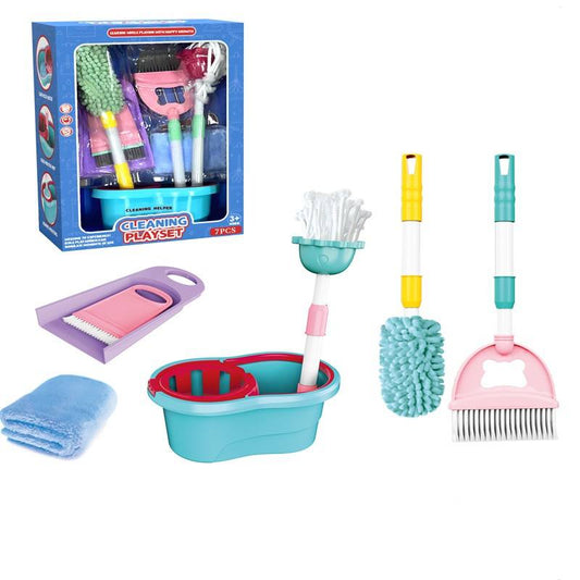 Kids Cleaning Toy Set – Mop, Broom & Dustpan for Toddlers