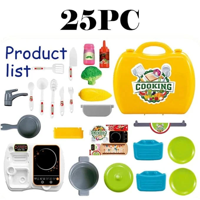 Little Girls Cooking Set – Fun Kitchen Toy for Kids