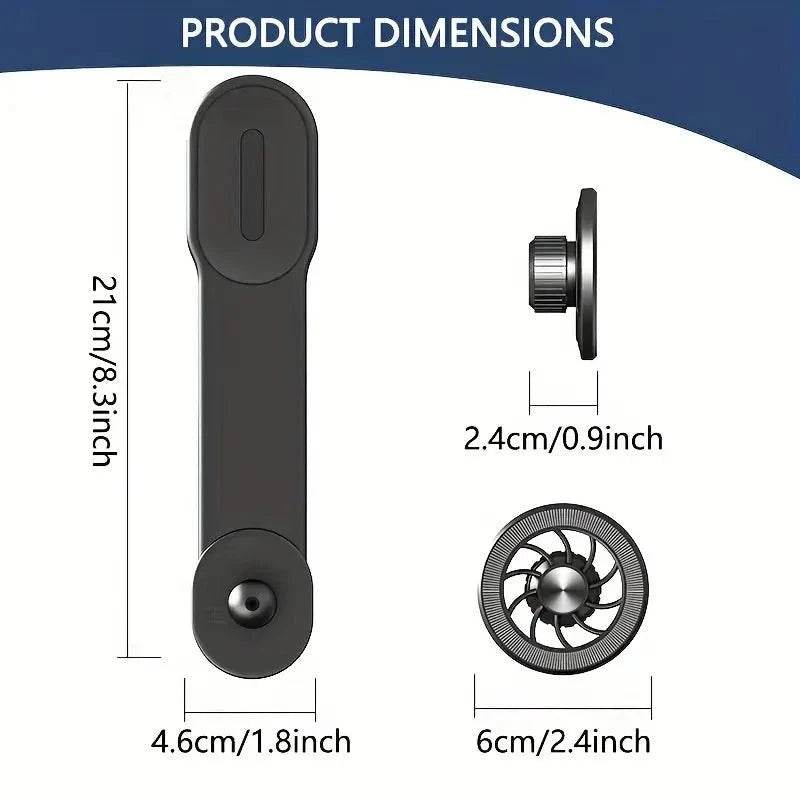 Dashboard Magnetic Phone Mount for Car – 360° Rotation - www.habarya.com