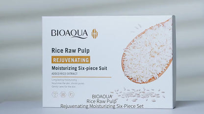 BIOAQUA Rice Skincare Set for Rejuvenating and Radiant Skin