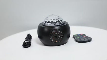 Starry Sky Projector Night Light – Bluetooth Music & Remote Control (USB Powered)
