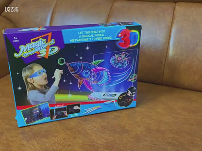 3D Magic Writing Board for Kids – Fun Learning & Drawing Toy