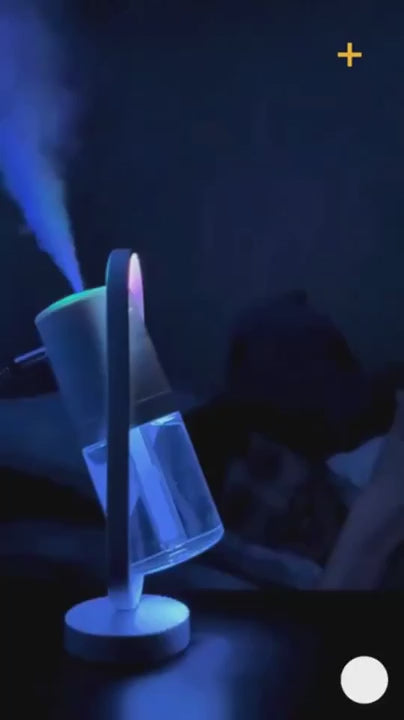 Magic Shadow USB Mini Humidifier – With Night Light & Mist for Home, Office & Car