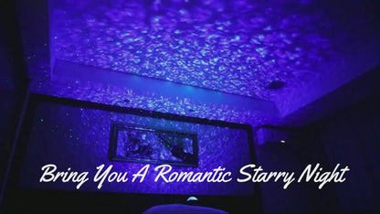 Bluetooth Starry Sky Projector – LED + Laser Ceiling Light with Music & Adjustable Brightness