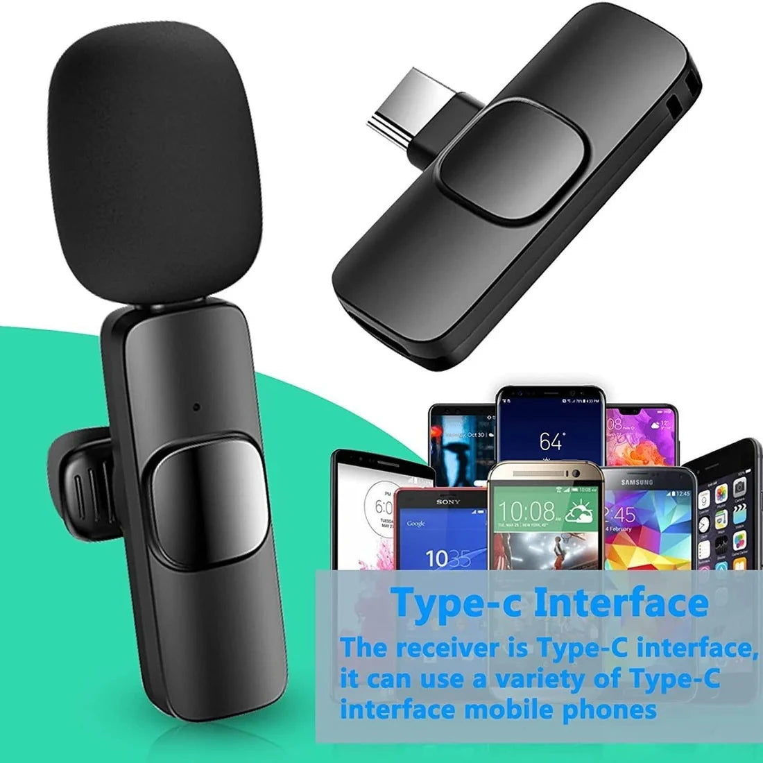 Wireless Clip Mic for iPhone & iPad